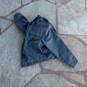 Vintage Slate Carhartt Detroit Blanket Lined Work Jacket